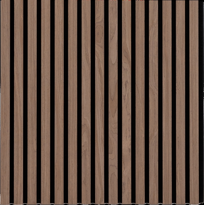 Akustikpaneel - Holzfurnier in dunkler Walnussoptik 60 x 240 cm unbehandelt